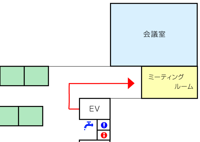 ミーティングルーム案内図